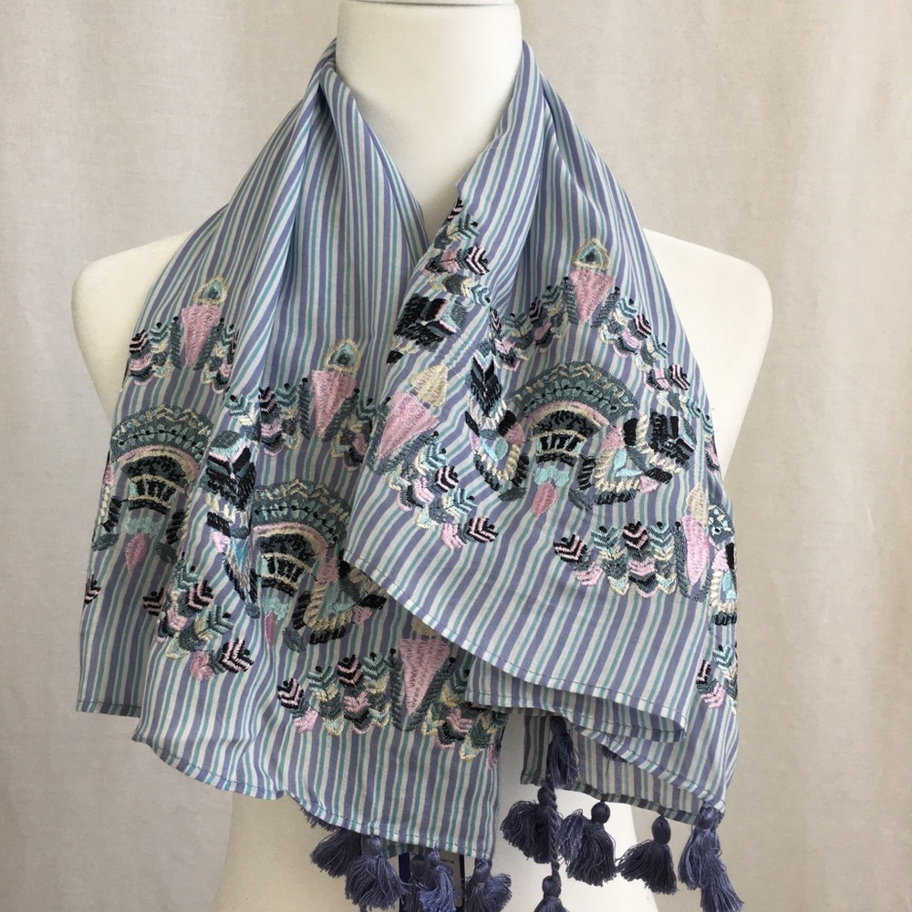 NWT Rebecca Minkoff Embroidered Boho‎ Tassel